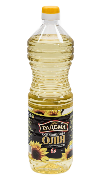 Олія соняшникова Радема рафінована 1 л (920г)